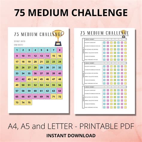 75 Medium Printable